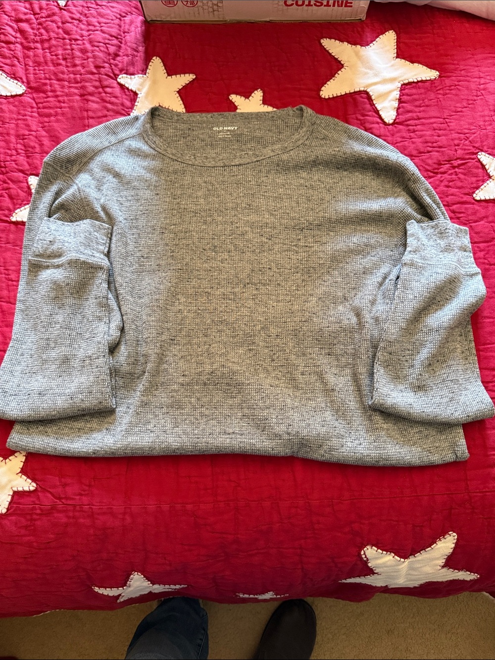 Old Navy Heather Gray Crewneck Sweater